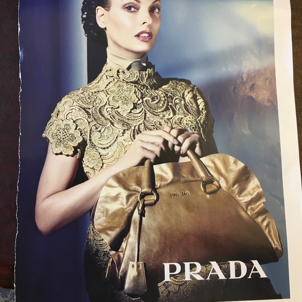 Vintage PRADA Nylon Ruffle Handbag - Picture 16 of 16
